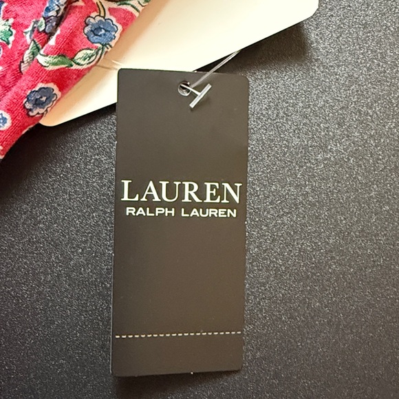 Lauren Ralph Lauren NWT Floral Nightgown Sleepwear Pink Blue Sleeveless Size M - Picture 8 of 8